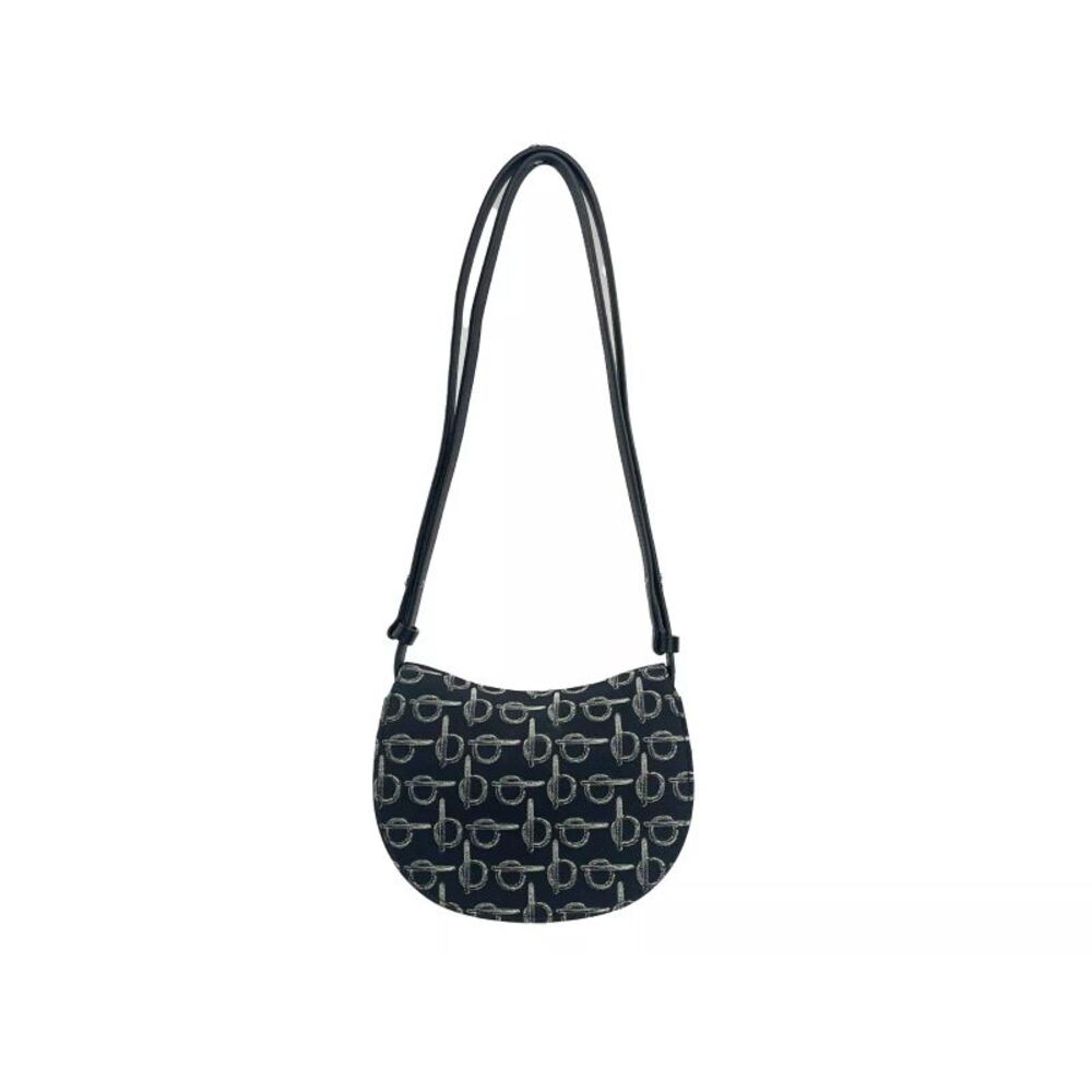 Burberry Mini Rocking Horse Crossbody Bag Purse Women's Black - Picture 4 of 5